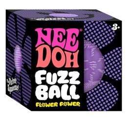 NeeDoh Purple Flower Power Fuzz Ball