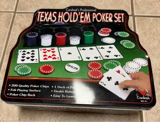 Cardinal Professional Texas Hold'em Poker set
