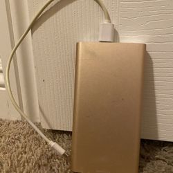 Portable Device Charger, Rose gold Metallic, Used
