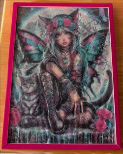 Gothic Angel Completed Diamond Painting