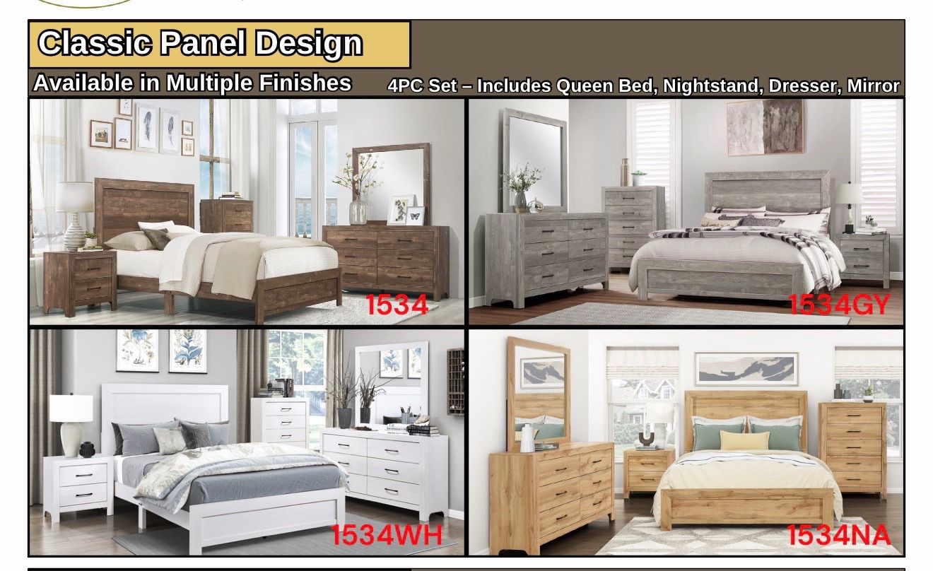 $450 bedroom set not including mattress and chest and box spring