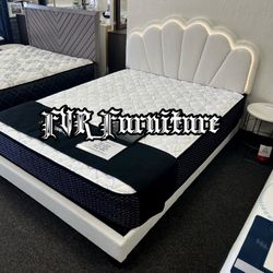 New Queen Bed Frame With Mattress
