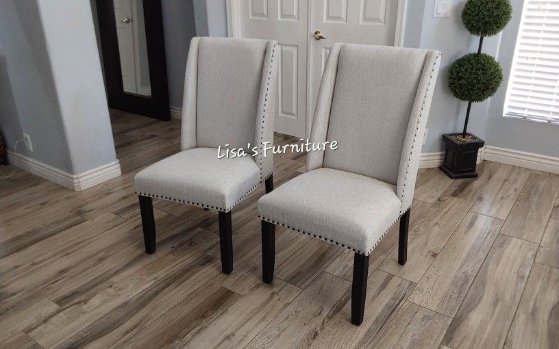 BRAND NEW IN BOXES 📦 Beautiful Wingback Dining Chairs. I Can Sale In Sets Of 2..4..6..or..8