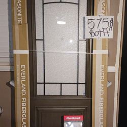 36×80 Exsteror Door + Handle Both 575$