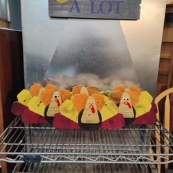 Handcrafted Wooden Thanksgiving Turkeys