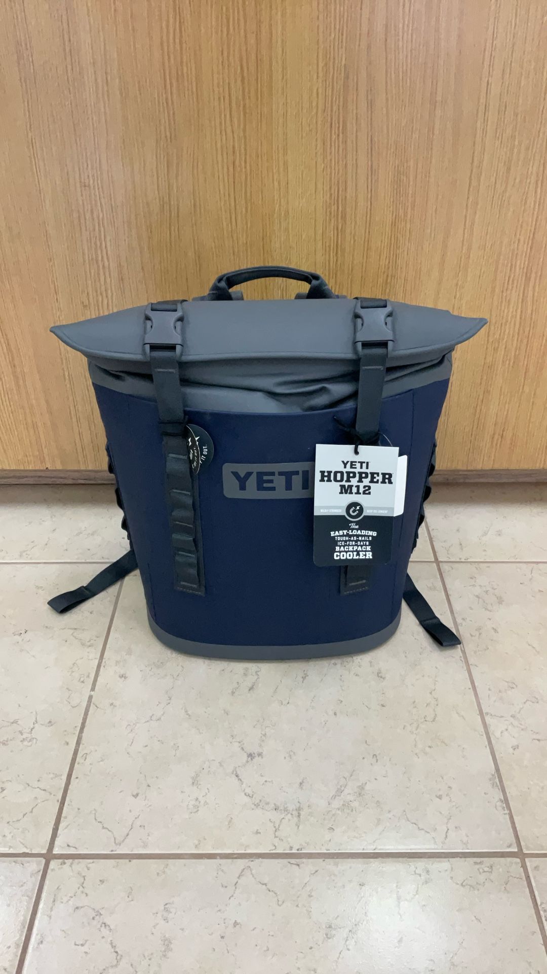 YETI HOPPER M12 BACKPACK COOLER.