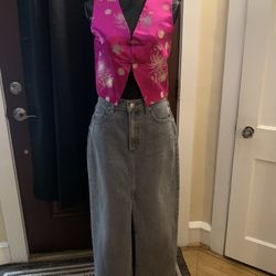 Universal Thread Denim Maxi Skirt