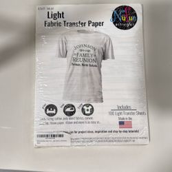Light Fabric Transfer Paper For Inkjet
