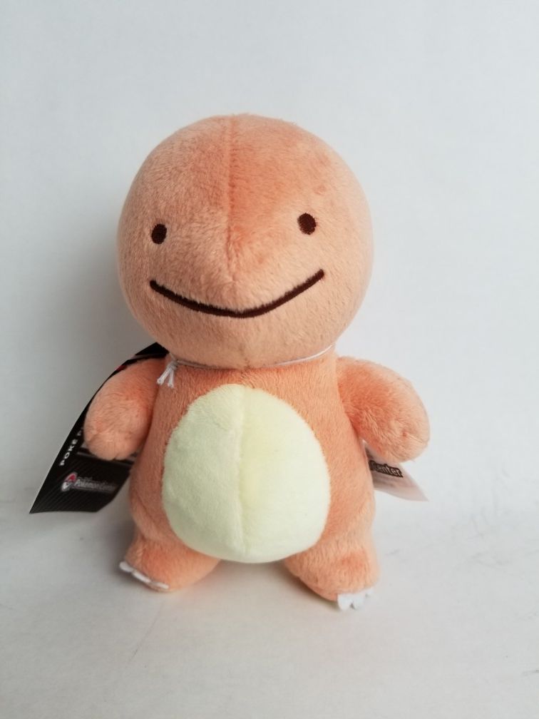 Ditto as charmander pokemon plush. Pokemon center