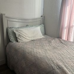 Full Size Bed Frame + Vanity – Moving Sale, Must Go ASAP