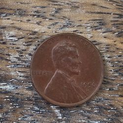 Rare Red Wheat Penny 1956 D 😎