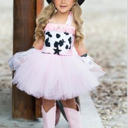 Cow Girl Tutu Dress