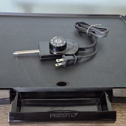 Presto cool touch griddle. MUST BE GONE 4/29