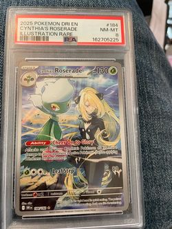 2025 POKEMON DRI EN CYNTHIA'S ROSERADE ILLUSTRATION RARE