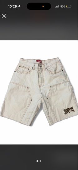 Cream supreme shorts