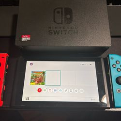 I’m Asking 180 For The Nintendo Switch. It’s In Good Condition Mid Scratches On The Screen. It Comes With A Sd Memory Card 64gbAnd A caring case, And 