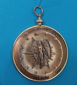 ZODIAC PISCES PENDANT BRONZE $10
