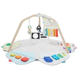 Lovevery, The Play Gym with Sensory Strands, Tummy Time Play Mat with Developmental Zones & Detachable Sensory Toys, Parent-Approved Baby Essential