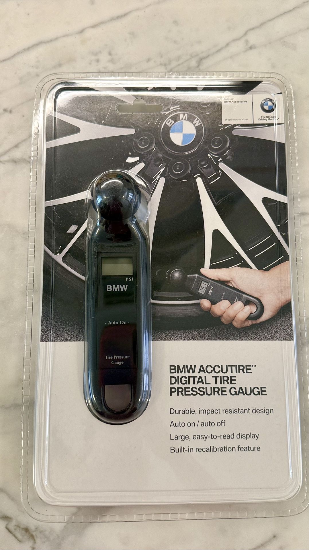 Electric Pressure Tire Gauge - Black
