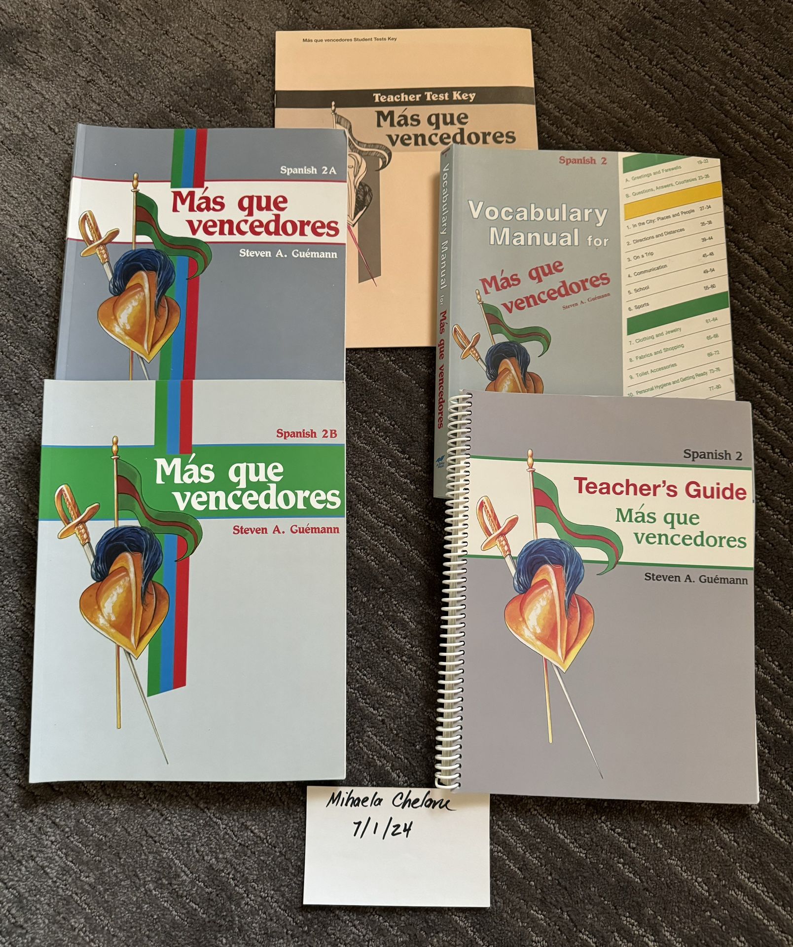 Abeka Spanish 2 Books