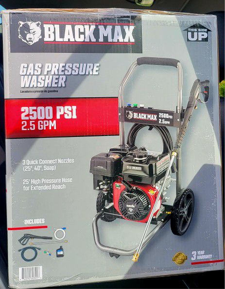 Blackmax  2500 PSI Pressure Washer