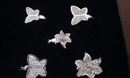 MARIAH CAREY COLLECTION RING SET OF 5 SIZE #9