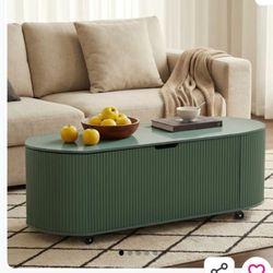 Green Fluted Storage