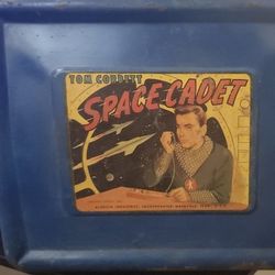 Tom Corbett Space Cadet Lunch Box With Thermos Circa 1952