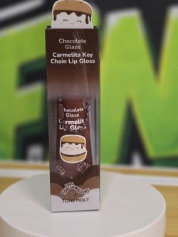 Squishmallows x TONYMOLY Carmelita Key Chain Lip Gloss – Chocolate Glaze