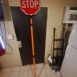 7ft Stop/Slow Flagging Sign 