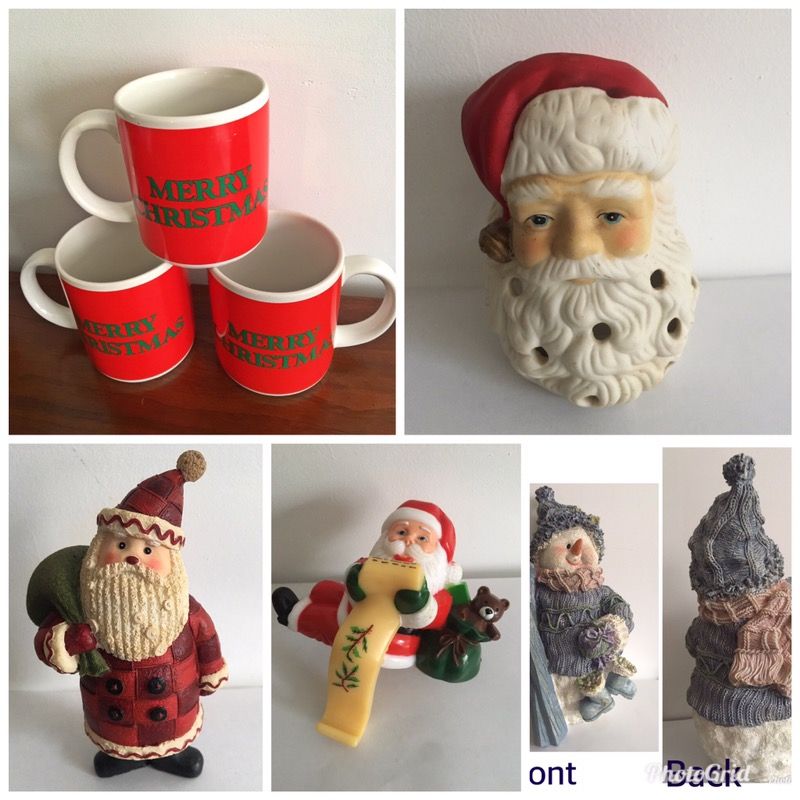 Christmas figures lanterns st nick & mugs much more decor
