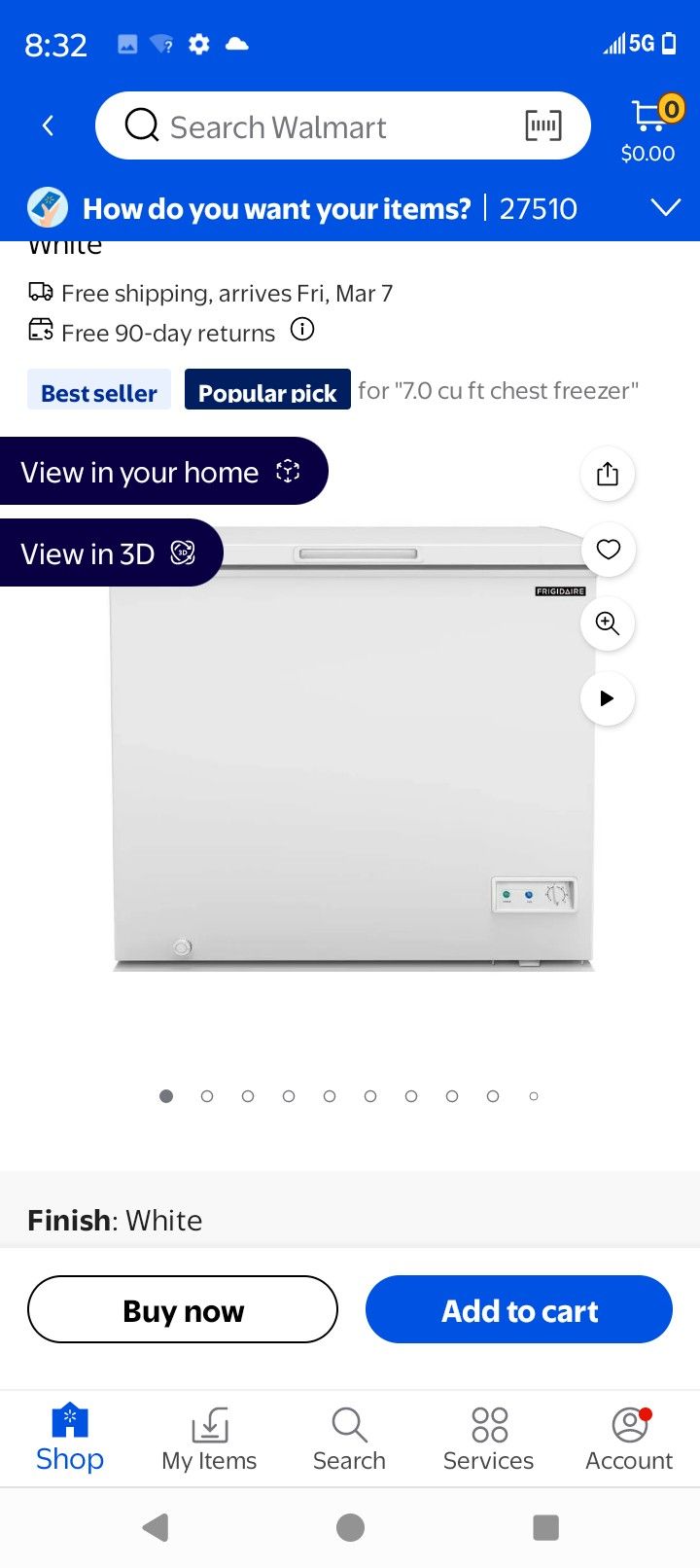 Haier Drop In Small Freezer.