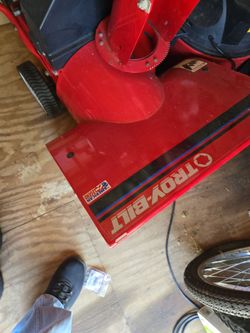 Troy bilt snow blower