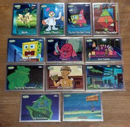 SpongeBob SquarePants Topps Chrome Card Lot