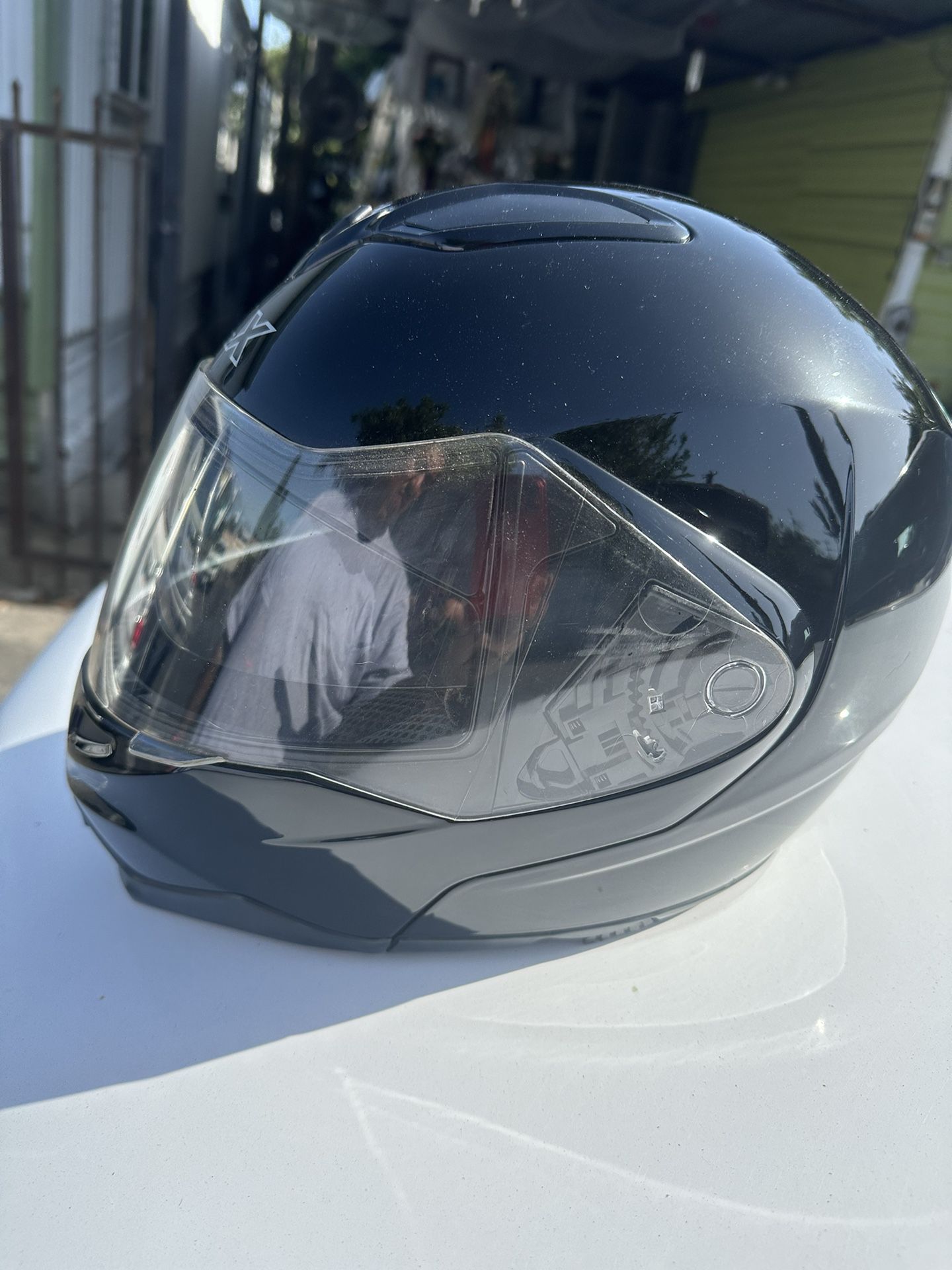 Glx Helmet Black Gloss Size S