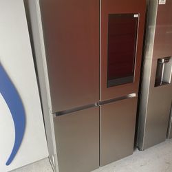 Stainless Steel 29 Cu. Ft. Smart 4-Door Flex Refrigerator With Family Hub