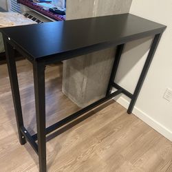 Black High Top Table 