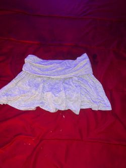 No Boundaries Gray Mini Skirt