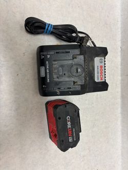 Bosch 18v battery and charger