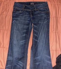 low waisted flare jeans