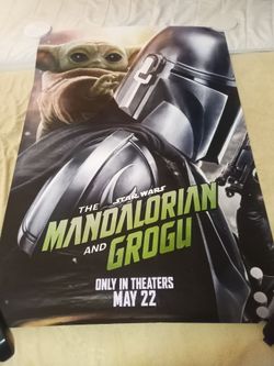 THE MANDALORIAN AND GROGU 27×40 DOUBLE SIDED POSTER