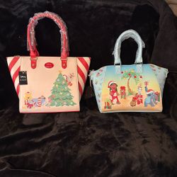 DISNEY Loungefly/ Her Universe  Winnie The Pooh  or STITCH Satchel Bags 🔥🔥BLACK FRIDAY 🔥🔥 $60 EACH! 