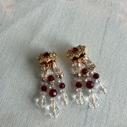 Hand Made Clip Earrings