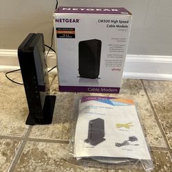 Netgear CM500 DOCSIS 3.0 High Speed Cable Modem - CM500