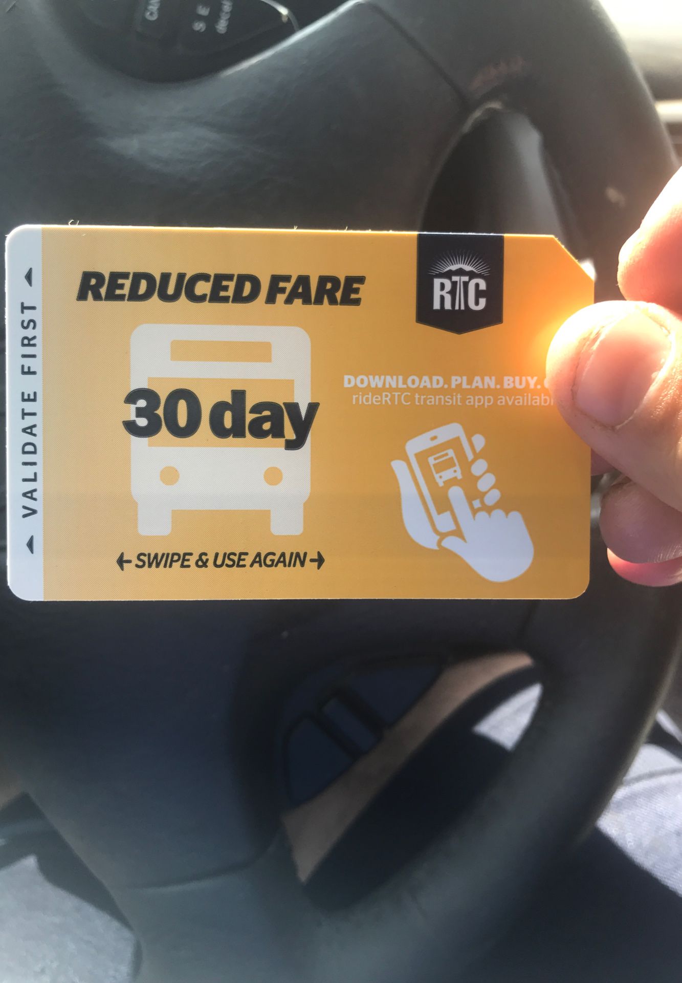 30 day reduce fare pass