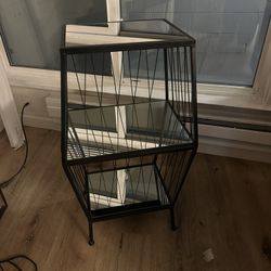Black Metal Frame Shelf