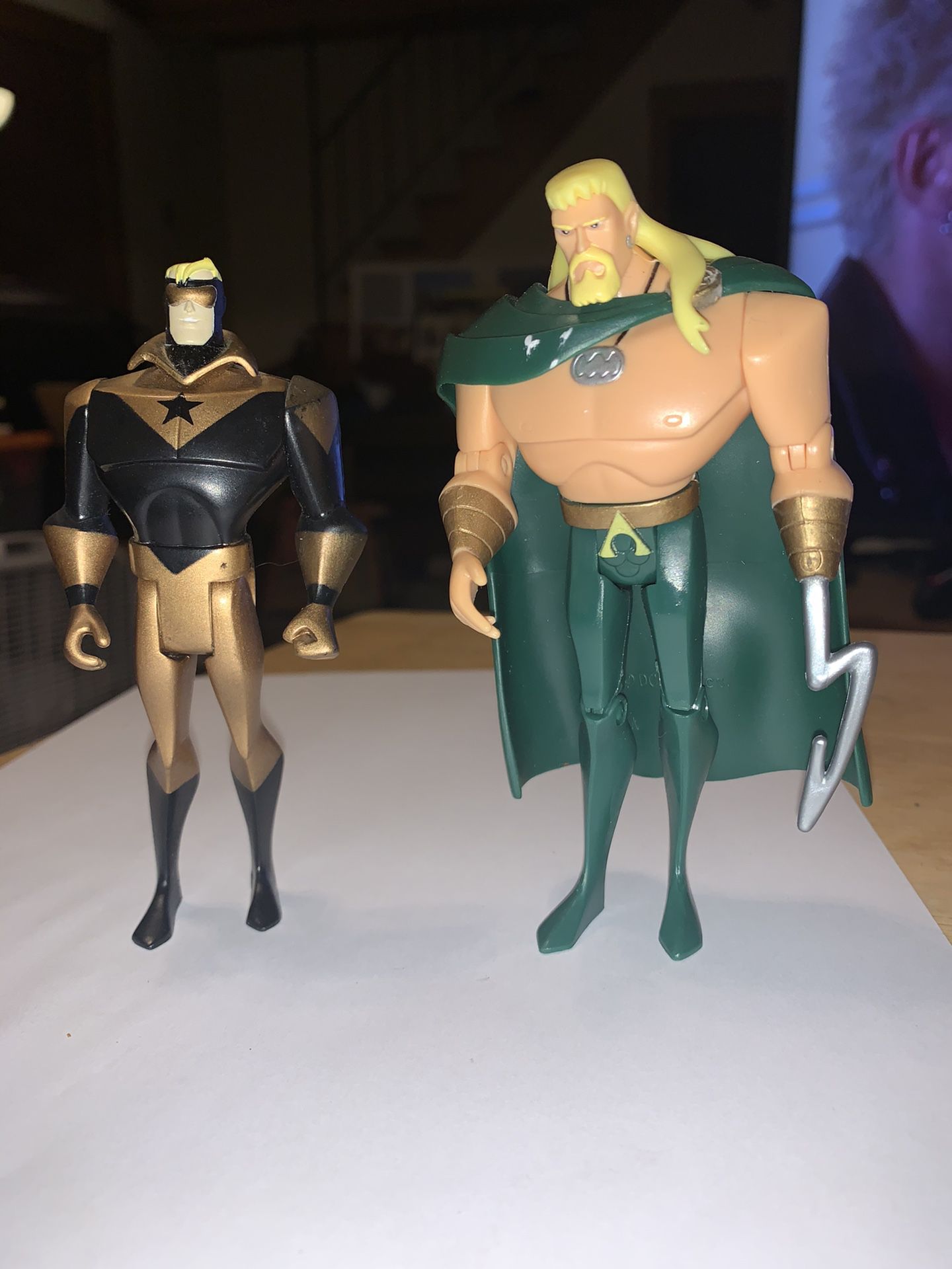 Justice League Figures Aquaman Booster Gold