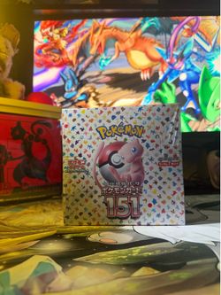 Sealed Japanese Pokémon SV2a 151 Booster Box - Factory Sealed SV151 - Brand New