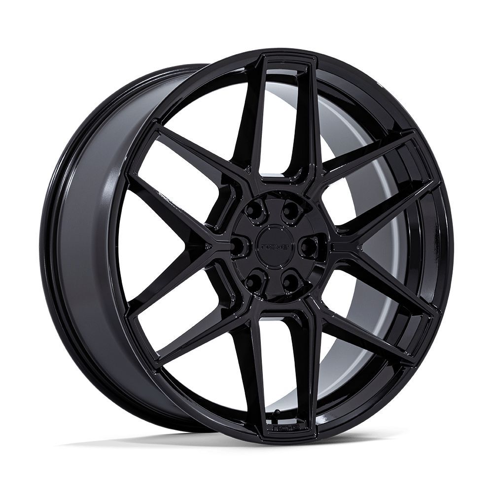 Niche Rise Gloss Black Wheels Rims
