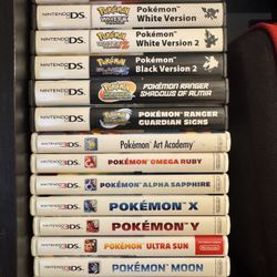 pokemon game lot 